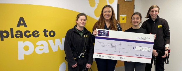 Charity partnership raises over &#163;2,000 for Dogs Trust